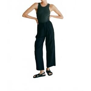 NEW BY TOGETHER round neck tank top in washed black